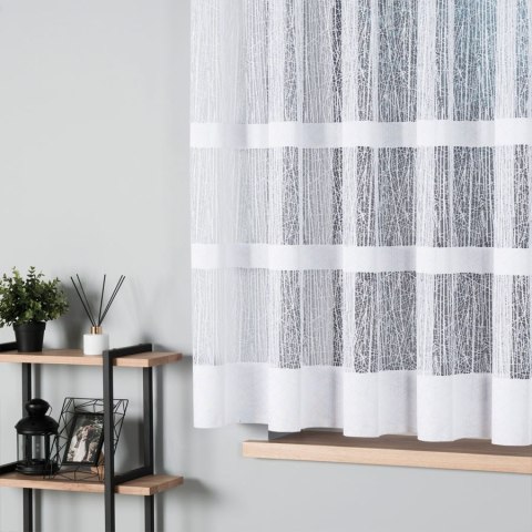 Firanka żakardowa na metry 018352 wysokość 160 cm kolor biały