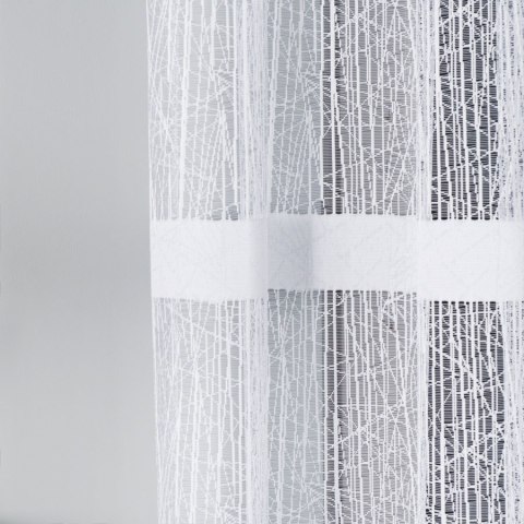 Firanka żakardowa na metry 018352 wysokość 160 cm kolor biały