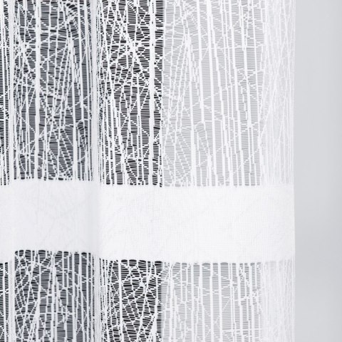 Firanka żakardowa na metry 018869 wysokość 250 cm kolor biały