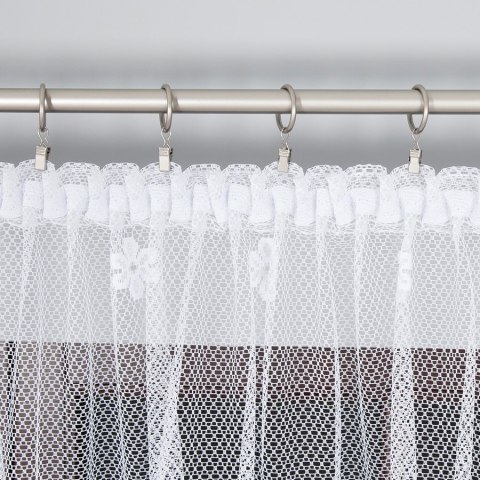 Firanka żakardowa na metry 004421 wysokość 250 cm kolor biały
