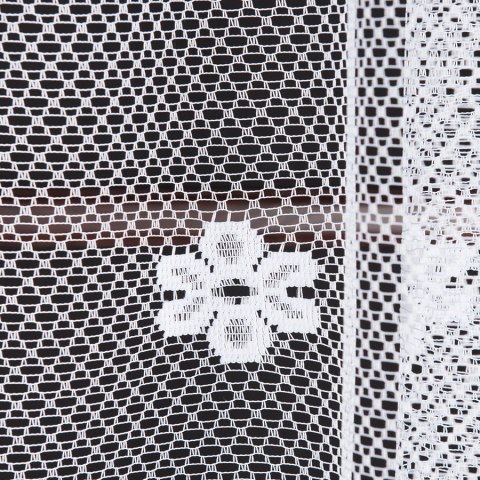 Firanka żakardowa na metry 004421 wysokość 250 cm kolor biały