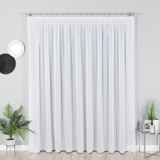 Firanka fantazyjna z ołowianką na metry 018234 wysokość 290 cm kolor biały