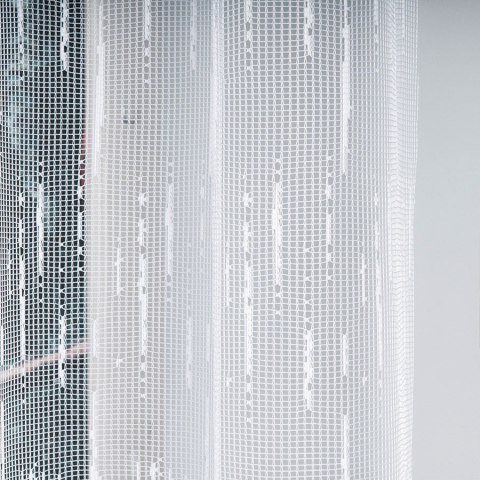 Firanka żakardowa na metry 000146 wysokość 160 cm kolor biały