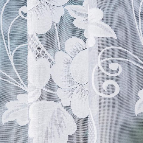 Firanka żakardowa na metry 023006 wysokość 100 cm kolor biały
