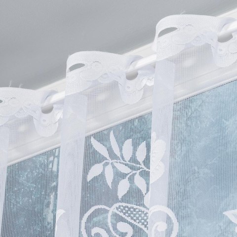 Firanka żakardowa na metry 023006 wysokość 100 cm kolor biały