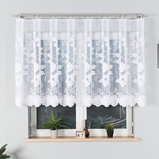 Firanka żakardowa na metry 023006 wysokość 120 cm kolor biały