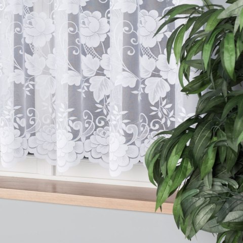 Firanka żakardowa na metry 023006 wysokość 150 cm kolor biały