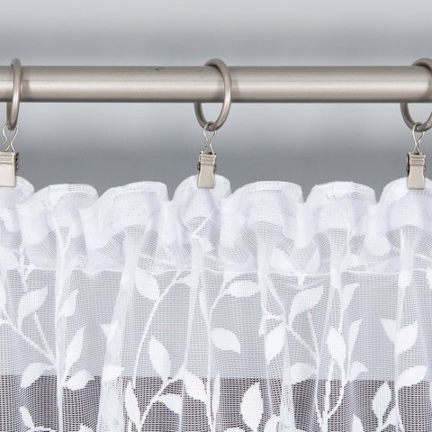 Firanka żakardowa na metry 023058 wysokość 250 cm kolor biały
