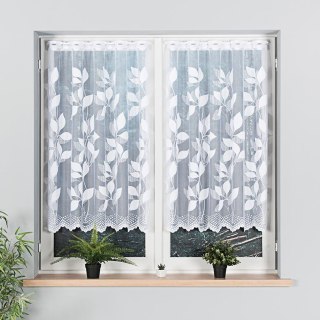 Firanka żakardowa na metry 023083 wysokość 120 cm kolor biały