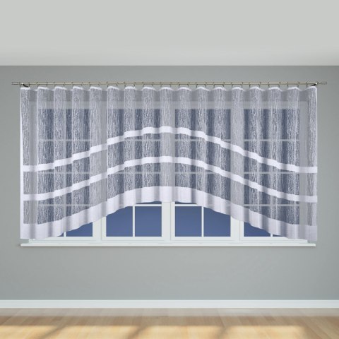 Firanka gotowa żakardowa WIKTORIA 160x500 cm kolor biały