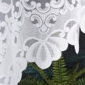 Firanka gotowa żakardowa Ludwika kolor biały 160x310 cm