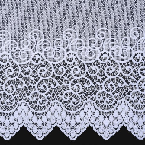 VIOLETTA Firanka konfekcjonowana, 150x250cm, kolor 001 biały 001539/BLY/001/150250/1