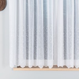 Firanka haftowana na metry wysokość 160 cm kolor biały