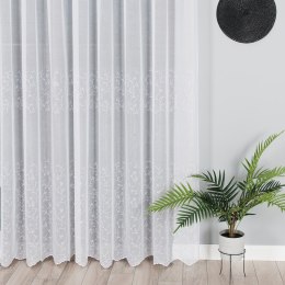 Firanka haftowana na metry wysokość 280 cm kolor biały