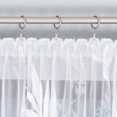 Firanka żakardowa na metry 018920 wysokość 200 cm kolor biały