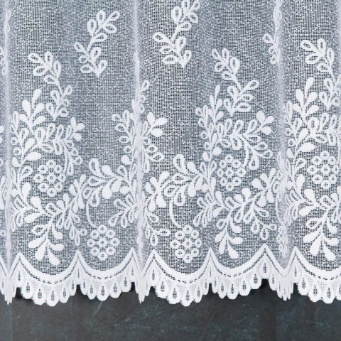 Firanka żakardowa na metry 054160 wysokość 100 cm kolor biały