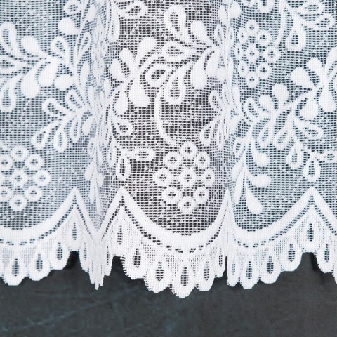 Firanka żakardowa na metry 054160 wysokość 100 cm kolor biały