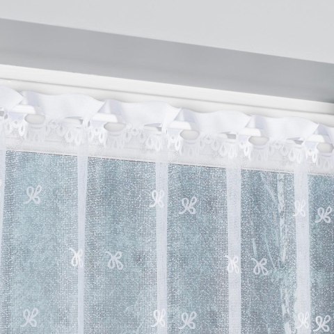 Firanka żakardowa na metry 054160 wysokość 100 cm kolor biały