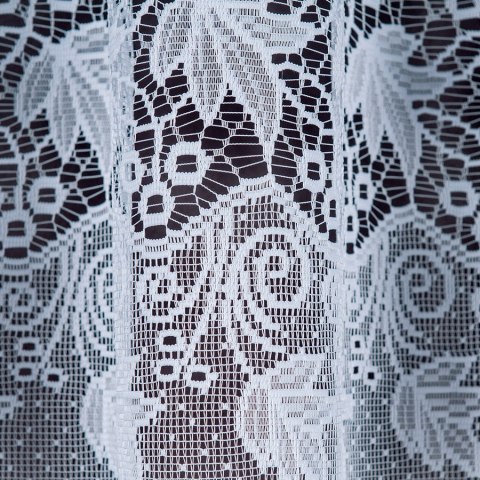 ELŻBIETA Firanka konfekcjonowana, 160x600cm, kolor 001 biały 004164/000/001/160600/1