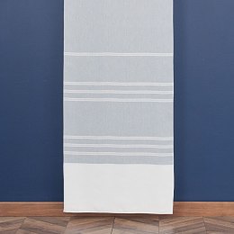 FIONA Firanka pasowa z ołowianką, 160cm, kolor biały 001 169004/OLO/001/160000/1