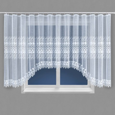 HERNANI Firanka konfekcjonowana, 160x410cm, kolor 001 biały 004465/000/001/160410/1