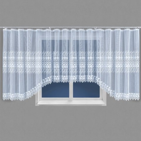 Firanka gotowa żakardowa HERNANI 160x600 cm kolor biały