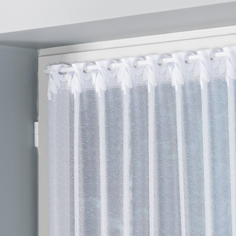 Firanka żakardowa na metry 018989 wysokość 100 cm kolor biały