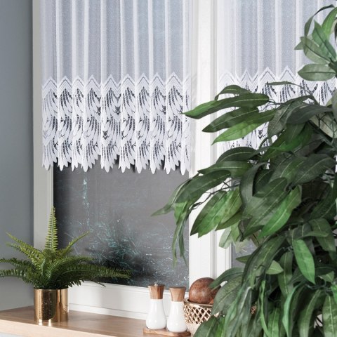 Firanka żakardowa na metry 018989 wysokość 100 cm kolor biały