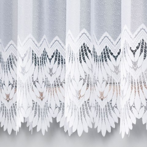 Firanka żakardowa na metry 018989 wysokość 180 cm kolor biały