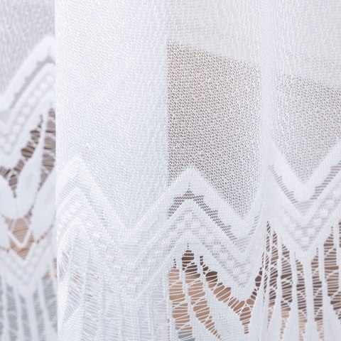 Firanka żakardowa na metry 018989 wysokość 180 cm kolor biały