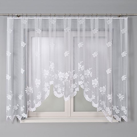 IRENA Firanka konfekcjonowana, 160x420cm, kolor 001 biały 002648/000/001/160420/1