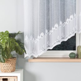 Firanka gotowa żakardowa Kamelia kolor biały 160x310 cm