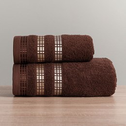 LUXURY Ręcznik, 70x140cm, kolor 575 brązowy LUXURY RB0 575 070140 1