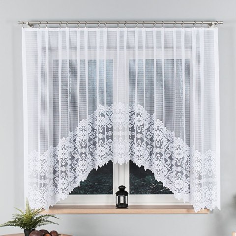 Firanka gotowa żakardowa Serafina kolor biały 160x310 cm Firanka gotowa żakardowa Serafina kolor biały 160x310 cm