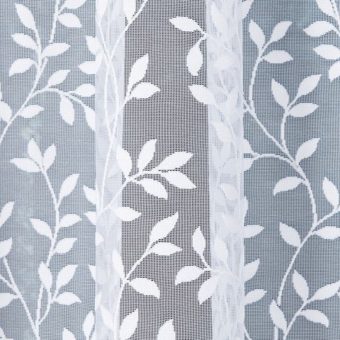 Firanka żakardowa na metry 023058 wysokość 150 cm kolor biały