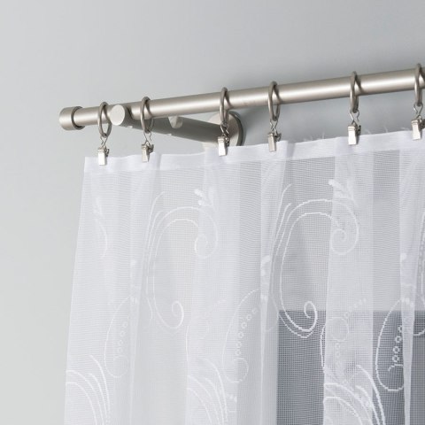 Firanka żakardowa na metry 018041 wysokość 150 cm kolor biały