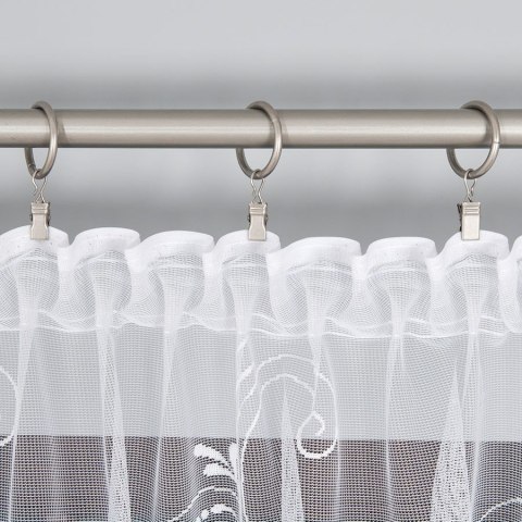 Firanka żakardowa na metry 018041 wysokość 250 cm kolor biały