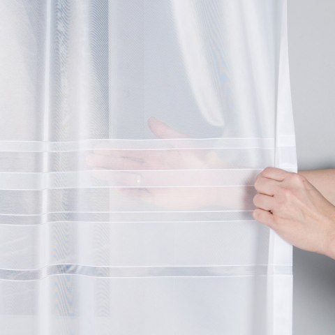 Firanka gotowa żakardowa ZOJA rozmiar 160x300 cm kolor biały