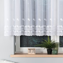 Firanka żakardowa na metry wysokość 130 cm kolor biały