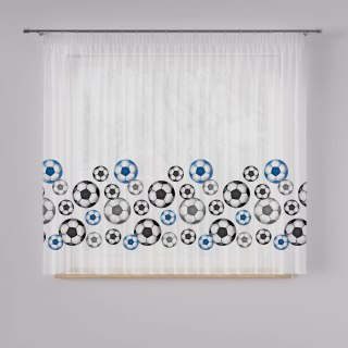 FUTBOL Firanka z ołowianką WOAL PREMIUM, 160cm, kolor 001 niebieski D00051/WOP/001/160000/1