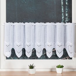 Zazdrostka haftowana na metry wysokość 30 cm kolor biały