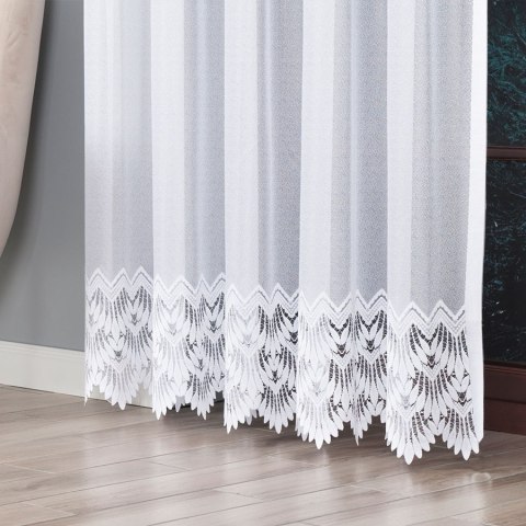 FELICJA Firanka żakardowa z samym dołem konfekcjonowana na prosto, 250x200 cm, kolor 001 biały 018989/000/P01/250200/1 FELICJA Firanka żakardowa z samym dołem konfekcjonowana na prosto, 250x200 cm, kolor 001 biały 018989/000/P01/250200/1