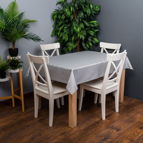 Tkanina obrusowa wodoodporna; kolor ciemny szary TORENA/205/003/140000/1