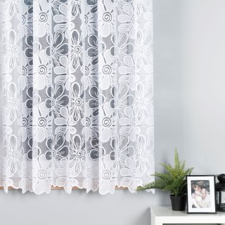 Firanka żakardowa z błyskiem na metry wysokość 170 cm kolor biały