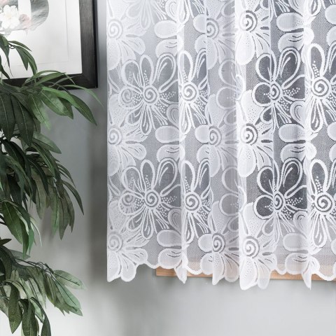 Firanka wzór kwiaty