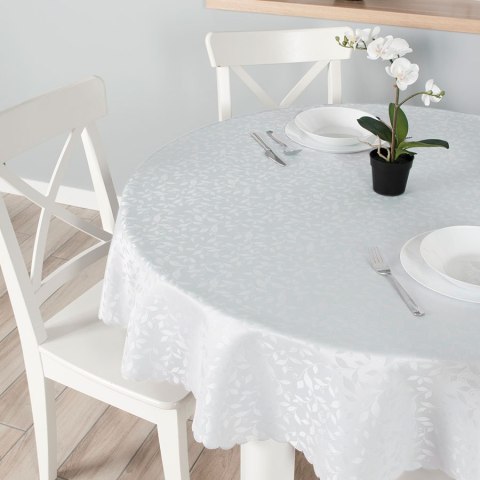 Tkanina obrusowa wodoodporna; kolor jasny szary TORENA/205/002/140000/1