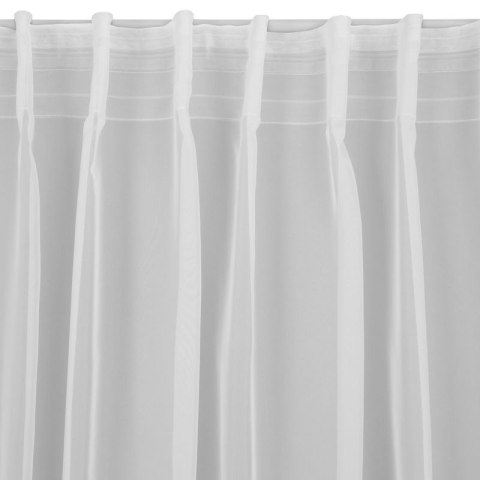 Firana gotowa Simone kolor biały 140x300 cm taśma
