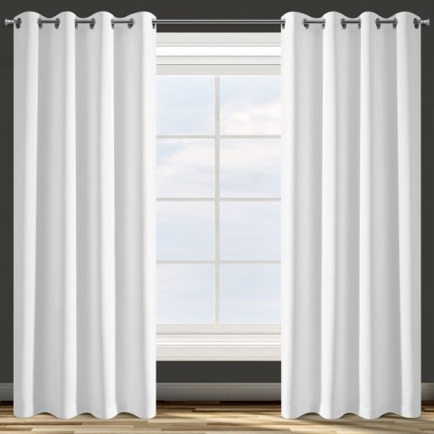 Zasłona gotowa PARISA 135x250 cm kolor biały Zasłona gotowa PARISA 135x250 cm kolor biały