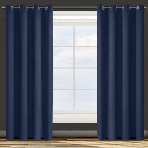 Zasłona gotowa PARISA 135x250 cm kolor granatowy Zasłona gotowa PARISA 135x250 cm kolor granatowy