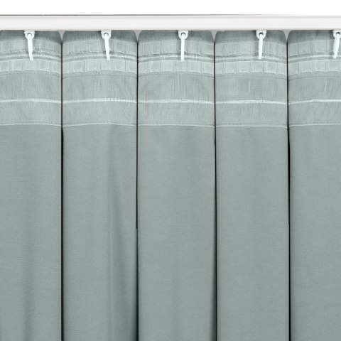 Zasłona gotowa Madlen 140x300 cm kolor szary taśma